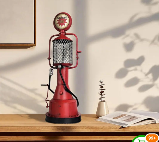 Retro Handmade gas pump lamp